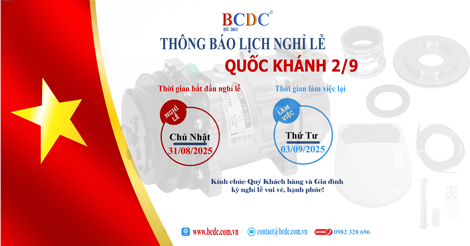 Thông báo lịch nghỉ Lễ Quốc khánh 2/9/2025