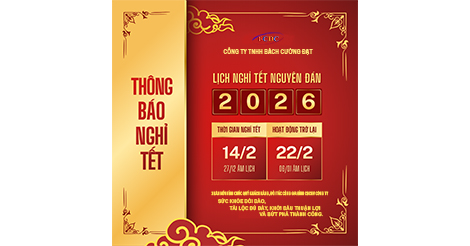 Thông báo lịch nghỉ Lễ Tết Nguyên Đán BÍNH NGỌ 2026