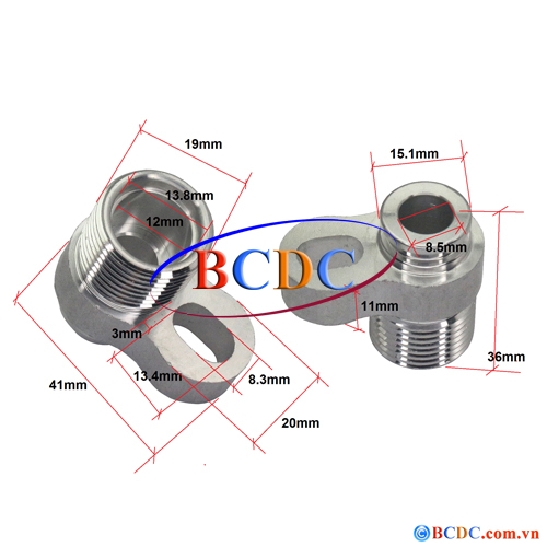 Co mặt bích chuyển đổi 134/0053